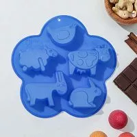 Форма для выпечки "Домашние животные" 5 яч. 17*17*2,5см