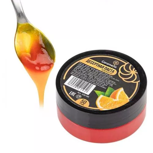 Паста десертная "Апельсин" Caramella, 50г Паста десертная "Апельсин" Caramella, 50г