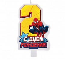 Свеча в торт "Человек паук №2"