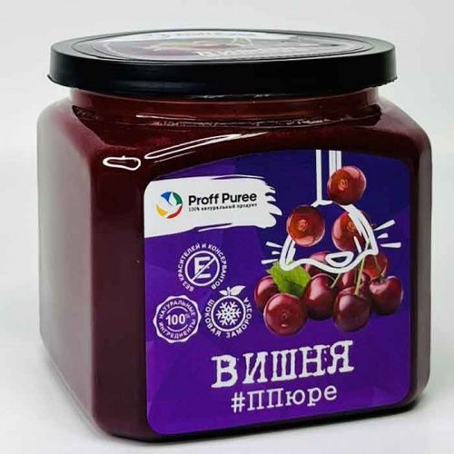Пюре замороженное Вишня Proff Puree, 500г Пюре замороженное Вишня Proff Puree, 500г