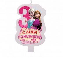 Свеча в торт "Холодное сердце №3"