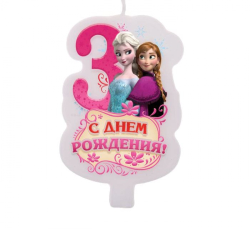 Свеча в торт "Холодное сердце №3" Свеча в торт "Холодное сердце №3"