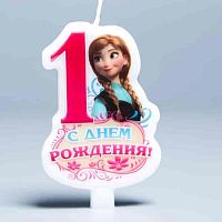 Свеча в торт "Холодное сердце №1"