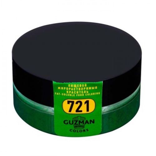 Краситель жирорастворимый GUZMAN (721) Зеленая мята, 5г