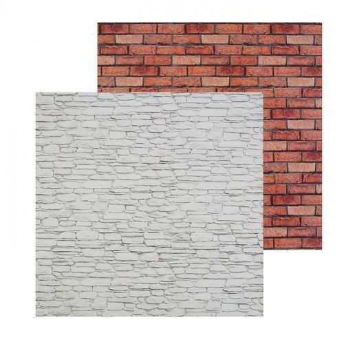 Фотофон "Кирпич" двухстор. 45*45см